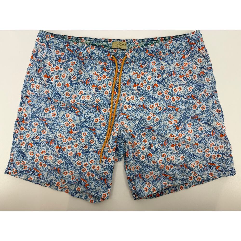 J. Crew Men's Vintage Floral Swim Trunks - size XL